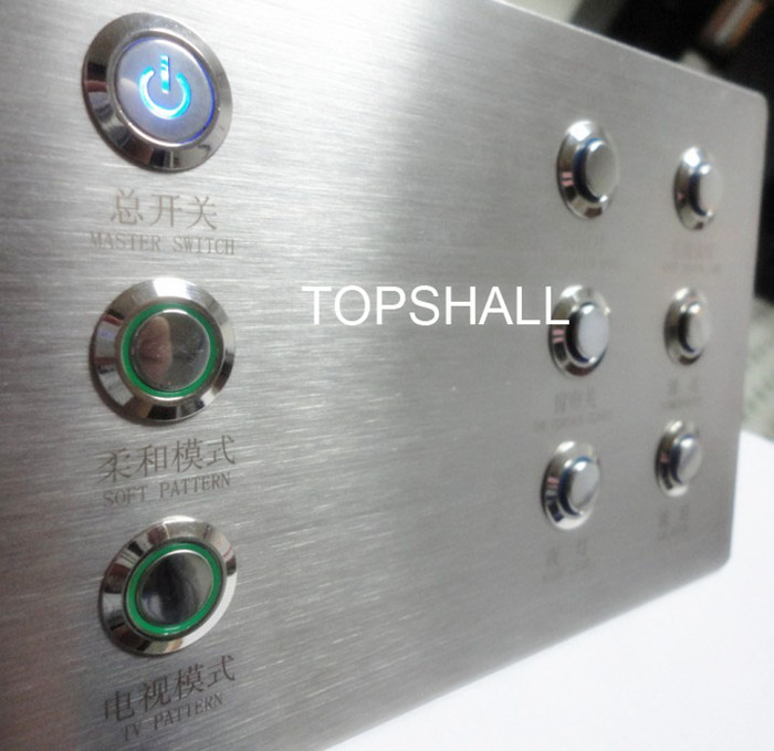 酒店金屬開關(guān)面板