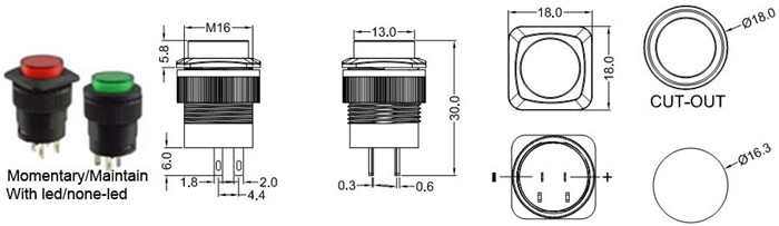 帶燈按鈕開關(guān) 帶燈按鈕開關(guān)