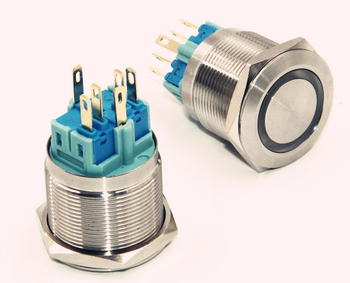 25mm帶燈金屬按鈕 25mm帶燈金屬按鈕